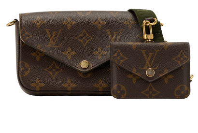 Felicie Strap & Go, &pound;850, Handbags, Brown, Canvas, Front view